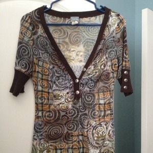 Daytrip by the Buckle, quarter length sleeve shirt