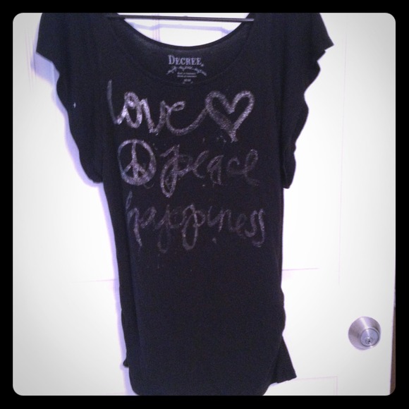 Love peace happiness shirt!