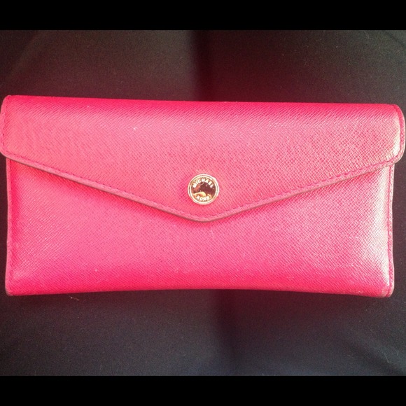 Pink leather Michael Kors wallet
