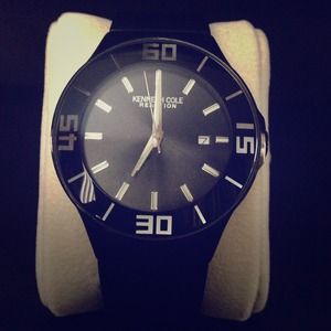 Kenneth Cole Reaction men's black watch