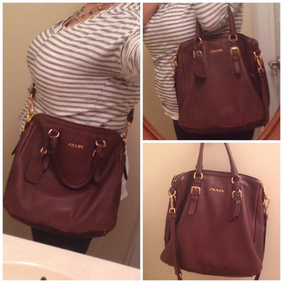 ✨Sale✨👜PRADA CERVO BAULETTO BRUCIATO👜 - Picture 4 of 4