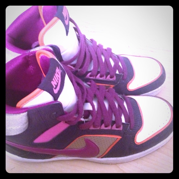 Nike Delta Lite High Dunk sneakers purple 7.5