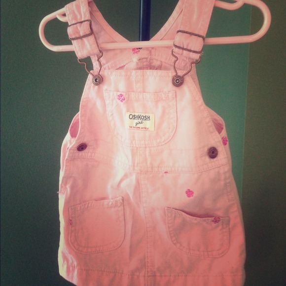 Toddler girl Osh Josh  B'gosh overall dress
