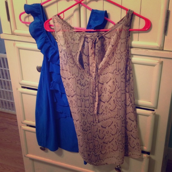 Reduced $9 for Both!!! Blouse Bundle SMALL size