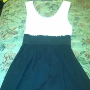 Black and white dress