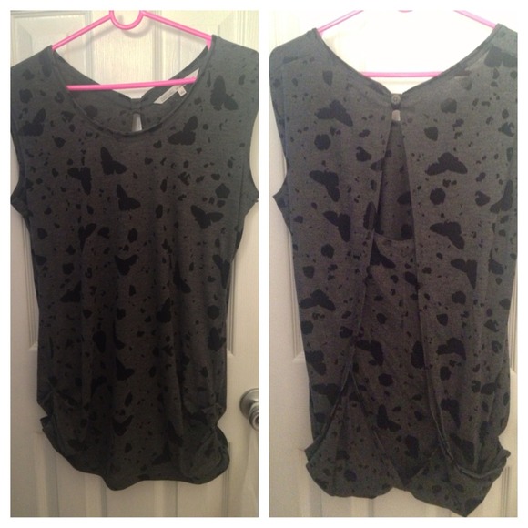 NWT Rachel Roy open back dress top Sz L