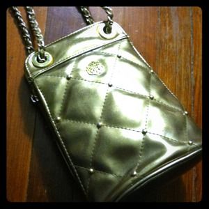 Sold Gold vintage quilted Y & S bag