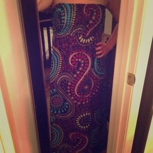 Strapless Maxi Dress