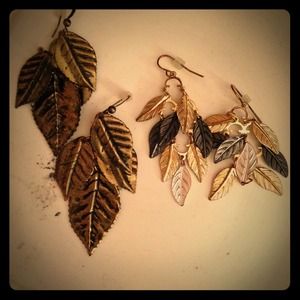 Feather earrings