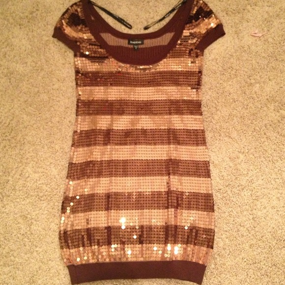 Sequined Holiday Party Dress by BeBe! - Picture 1 of 2