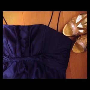 Short navy dress