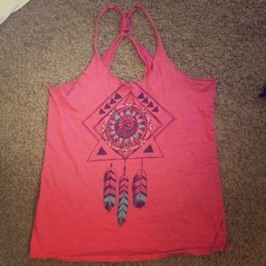❌SOLD❌Tribal Open Back Tank