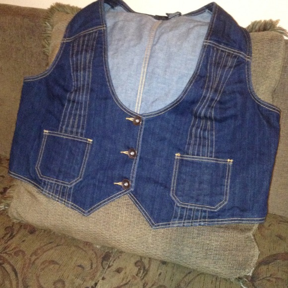 Torrid brand jean vest