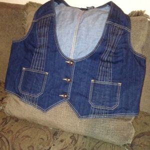 Torrid brand jean vest