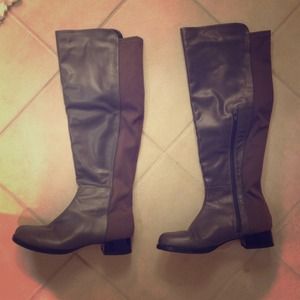 ❗HOLD Grey Knee-high Boots