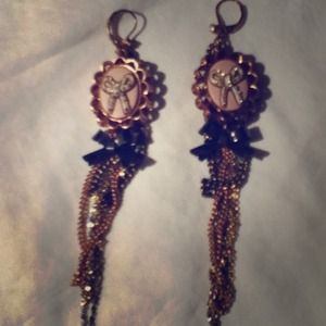 Betsey Johnson super long earrings
