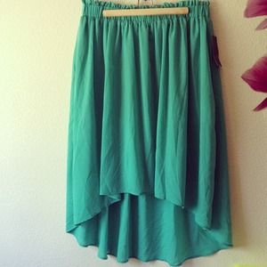 NEW! Chiffon Hi-Lo Skirt