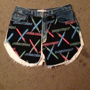 ⭐SOLD⭐ Star Wars High Waisted Shorts