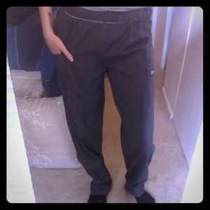 Grey/pewter scrub pants