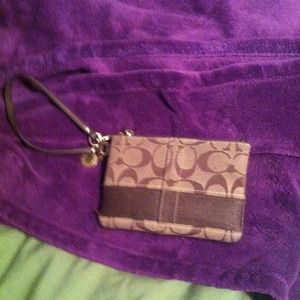 Coach wristlet