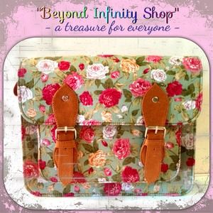 🚫sold🚫💥💥🌺Flower satchel 11"