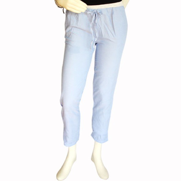 Lt Blue Pants with Lt Grey Elastic Band ☀NWOT☀