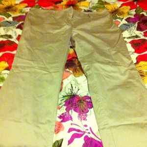 Bundle Ladies! One tan & olive work pants. Size 18