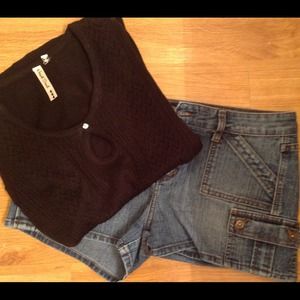 🔴BUNDLE:  BELTED TOP & DENIM SHORTS 🔴