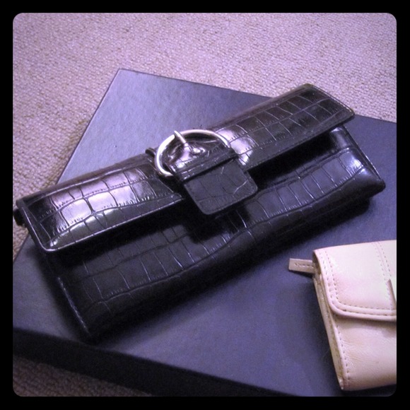 FREE w. purchase♣Reptile Textured Patent Wallet