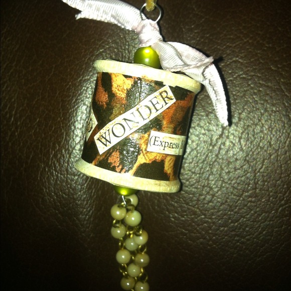 Handmade vintage wooden spool.