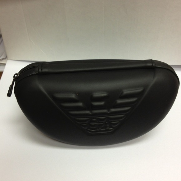 "SOLD". emporio Armani zip around sunglass case