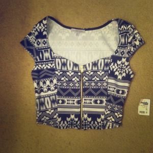 Aztec Crop Top!