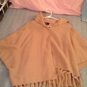 Crotchet hooded sweater