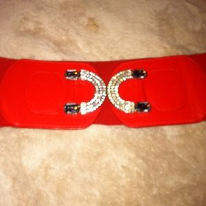Red stretchy belt ON HOLD!!!