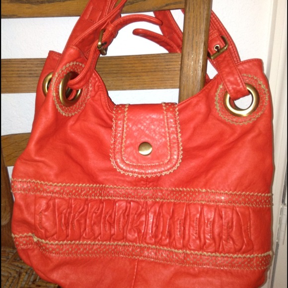 Burnt orange purse