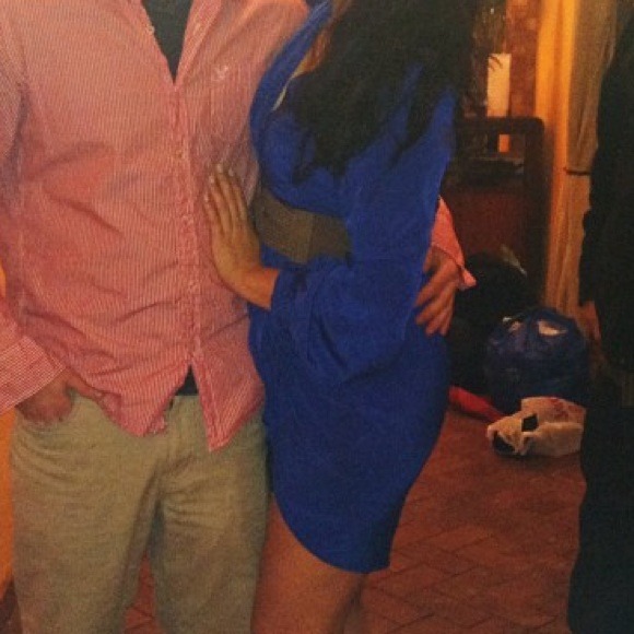 Royal blue Akira long sleeve dress!