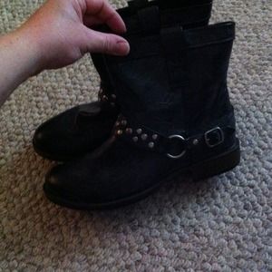 Awesome biker boots.
