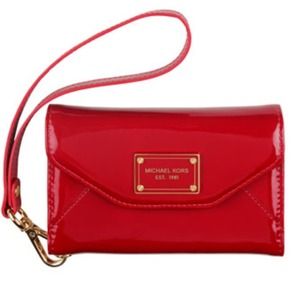 MICHAEL Michael Kors iPhone Wristlet, Red