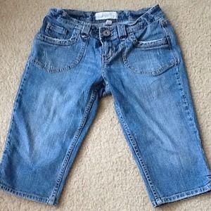 Denim capris