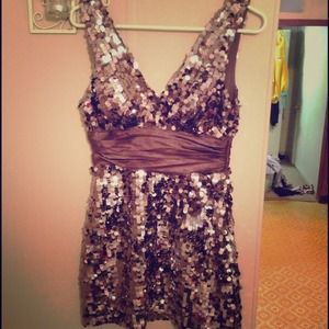 Sequin mini dress