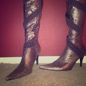 Metallic Boots