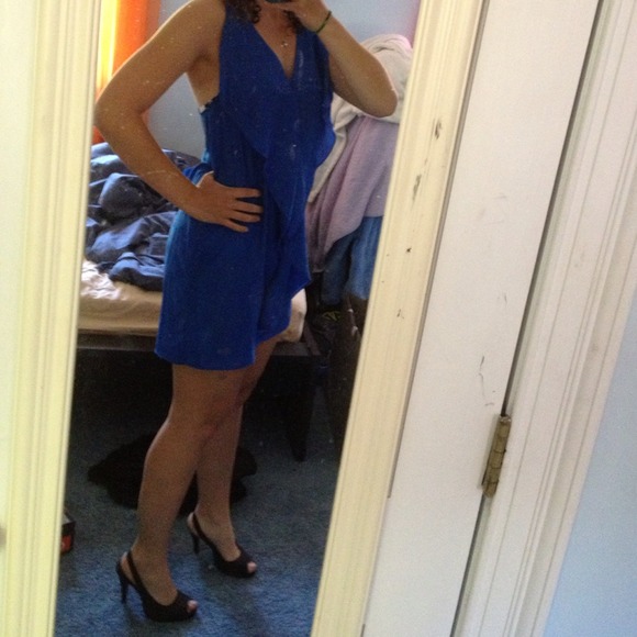 Blue dress