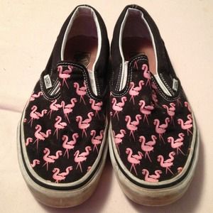 💗Hold For💗sammmmmy💗Authentic Flamingo Vans
