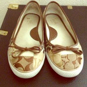 Coach Patchwork Flats