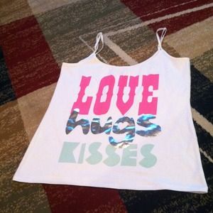 SOLD on eBay ! Foil Cami Spaghetti Strap Top