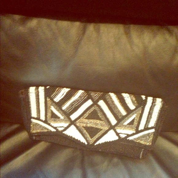 EXPRESS BEADED CLUTCH