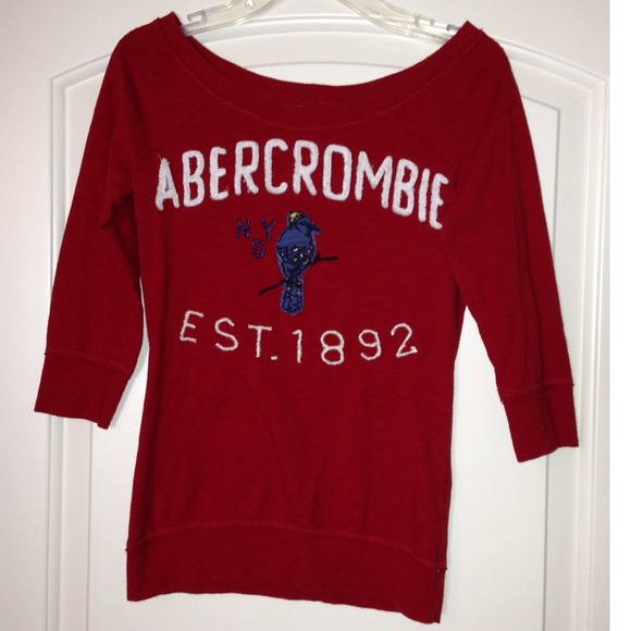 Bright red half sleeve top