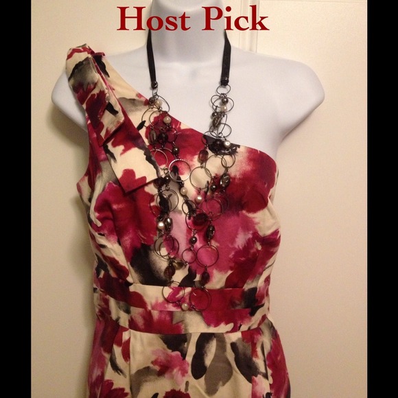 Roulette Dresses & Skirts - One Shoulder Dress NWOT 🎉Host Pick🎉🌸