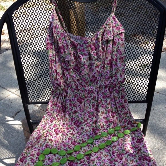 Purple Ruffle sun dress