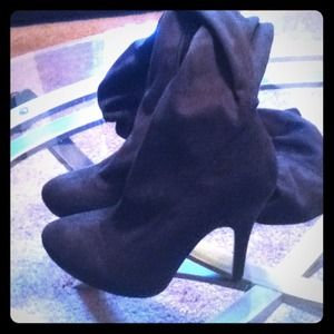 Thigh high black boots! Brand new!